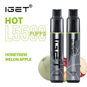 IGET Nicotine Vapes – Honeydew Melon Apple