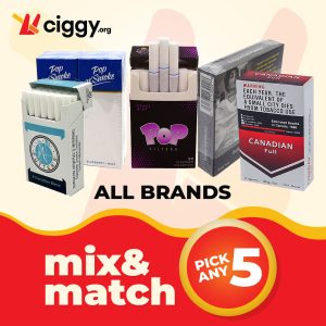 Mix & Match – Pick Any 5 Cartons