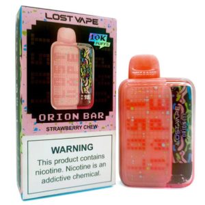 Lost Vape Orion Bar 10000 Disposable – Strawberry Chew