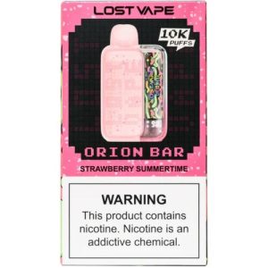 Lost Vape Orion Bar 10000 Disposable – Strawberry Summertime