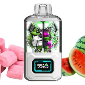 CRAZYACE Vape 15000 Puffs Dual Tank – Watermelon Bubble Gum